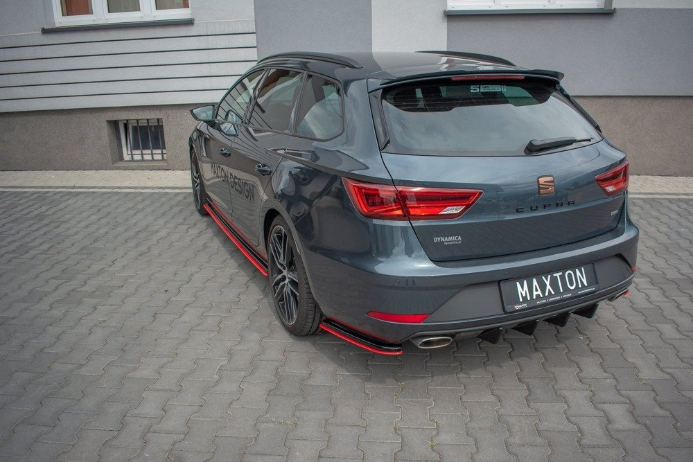 Flaps Difusor Maxton V4 Seat Leon Cupra Mk3 ST 2017/20