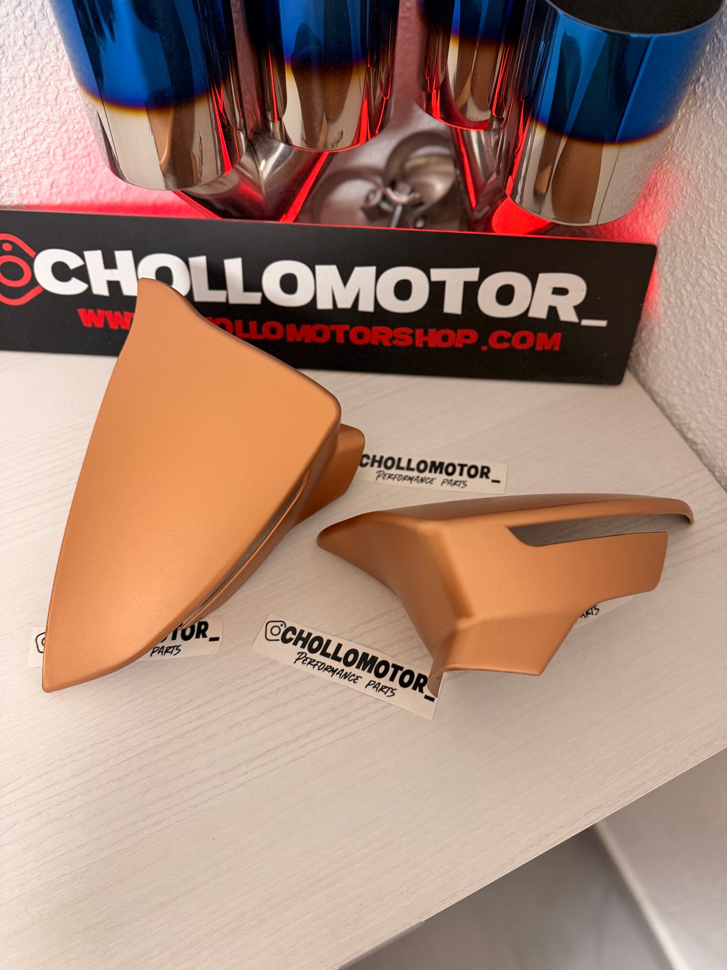 Espejos Demonio Bronce Seat León mk3 Todos
