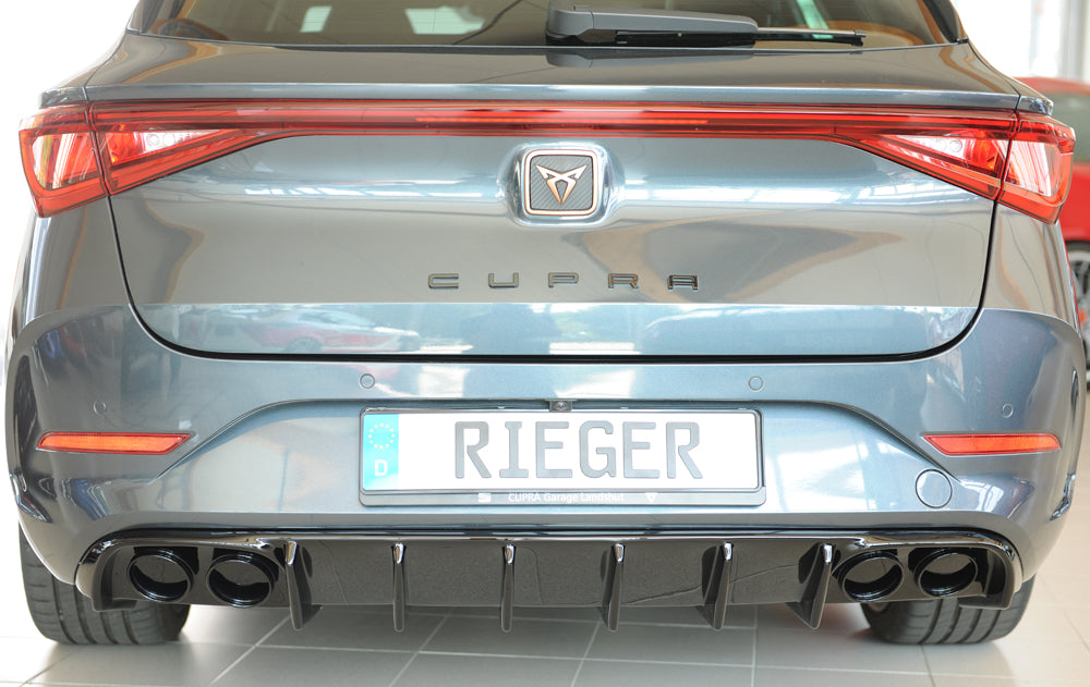 Difusor Rieger Cupra León ST 2020/24 (Con colas Falsas)