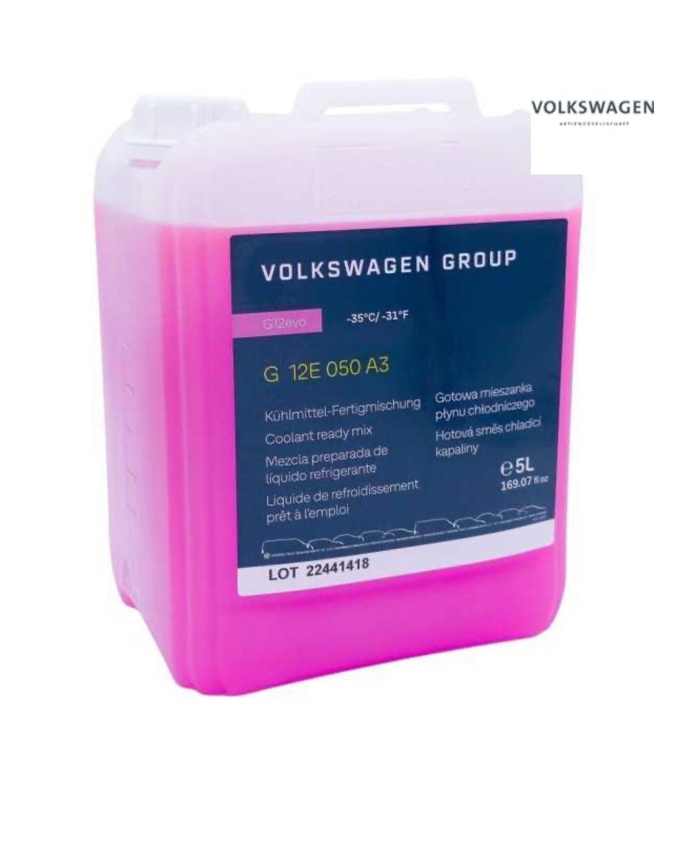 ANTICONGELANTE ORIGINAL VAG G12 EVO 5L -35º