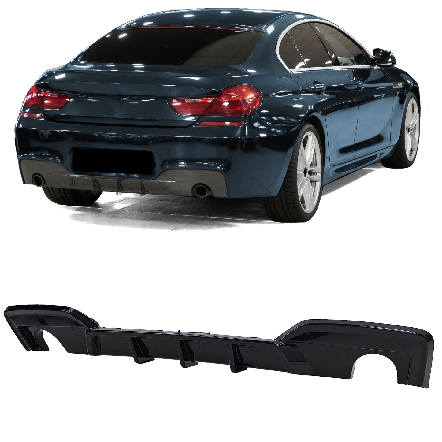 Difusor bmw serie 6 F12 F13 F06 2011/18