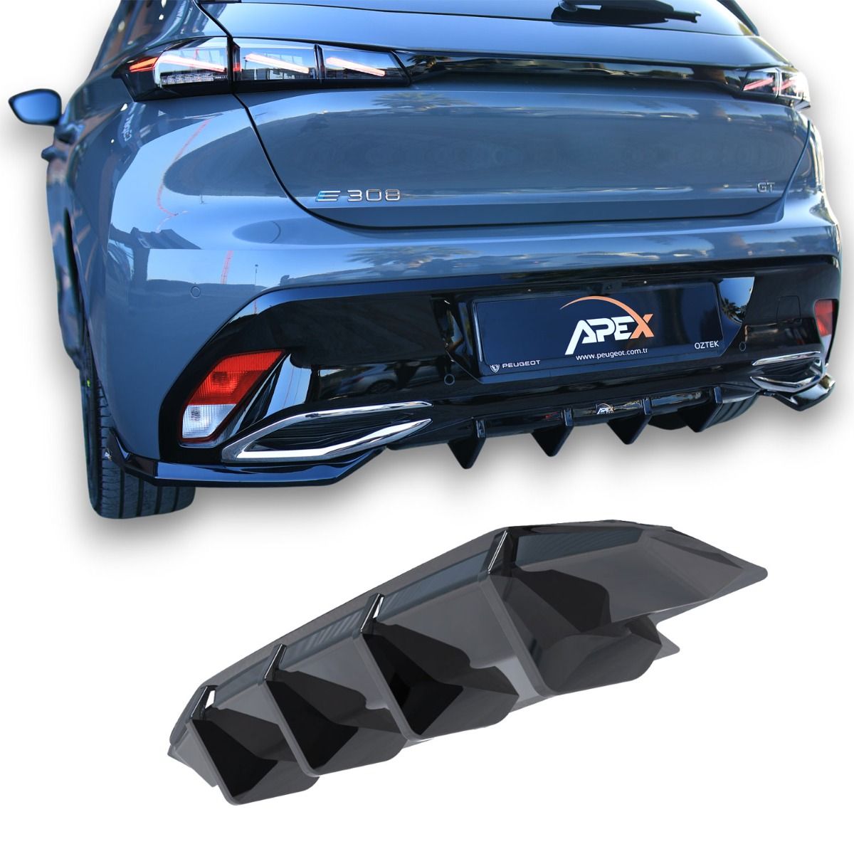 Difusor Apex Peugeot 308 Gt 2021-