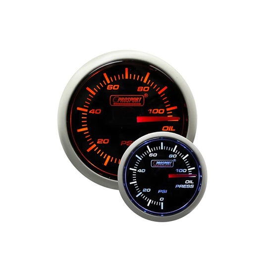 Reloj de presión de aceite Prosport 52mm
