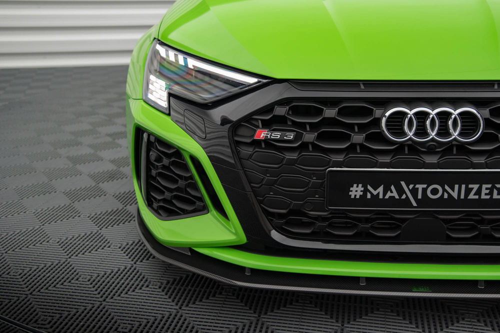 Lip Maxton carbono Audi RS3 8Y Sportback/Sedan 2020/24