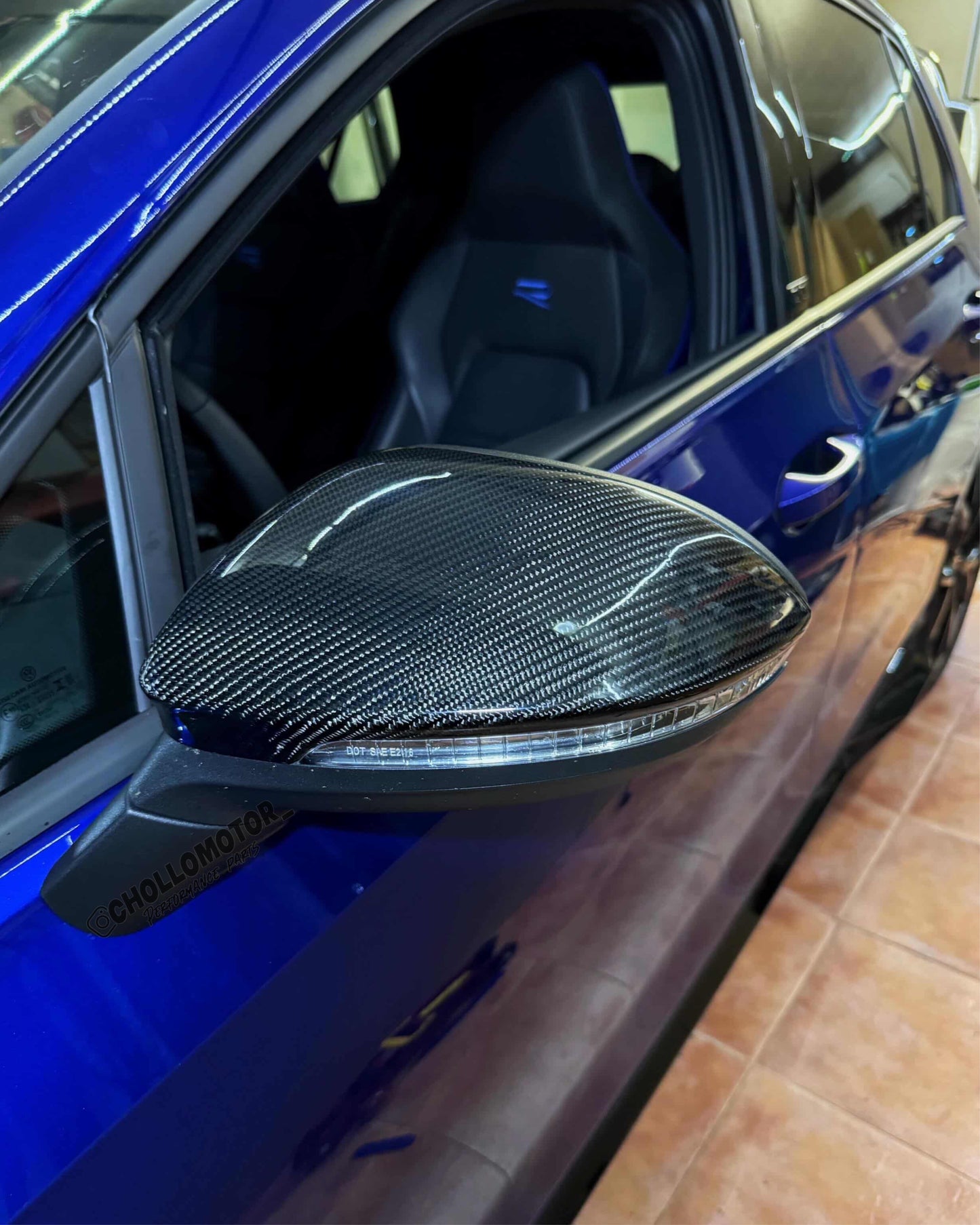 Espejos fibra de CARBONO REAL golf mk8 NORMAL / GTI / GTD / GTE / R / RLINE