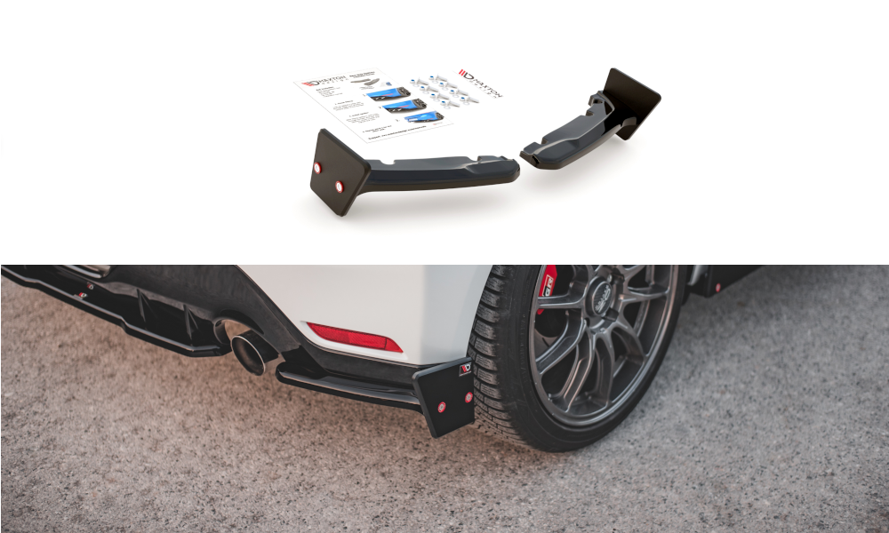 Añadido lateral difusor Maxton V2 + flaps Toyota Gr Yaris 2020-