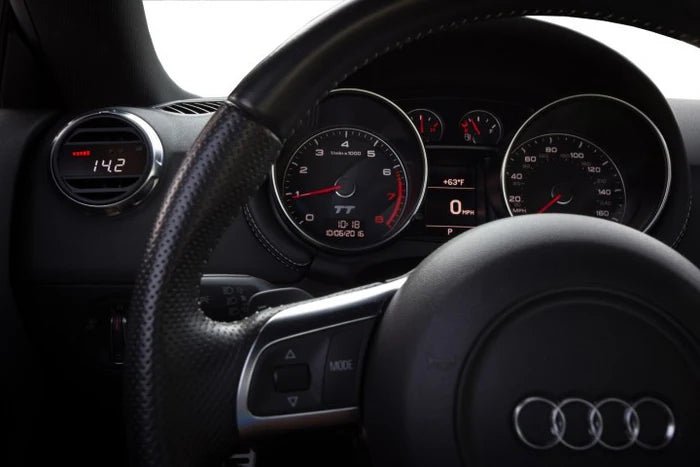 Reloj digital P3 Gauges para rejilla de ventilacion de Audi A3 8P / S3 8P