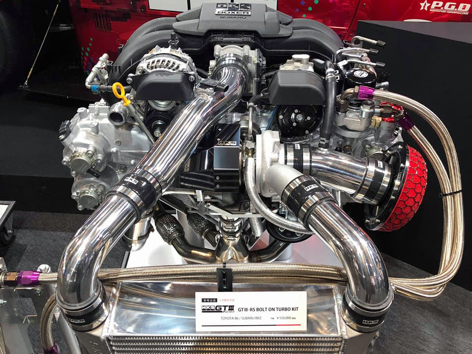 Kit turbo HKS GT3-RS para Subaru BRZ / Toyota GT86