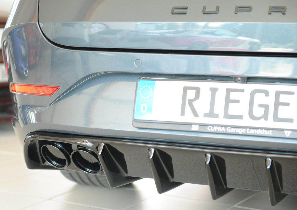 Difusor Rieger Cupra León ST 2020/24 (Con colas Falsas)