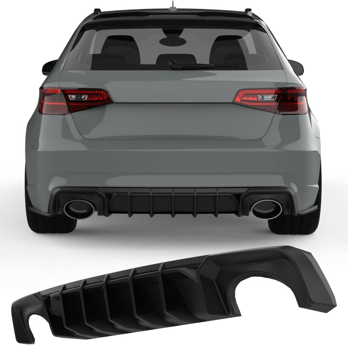 Difusor Apex Audi RS3 8V Sportback 2016/20