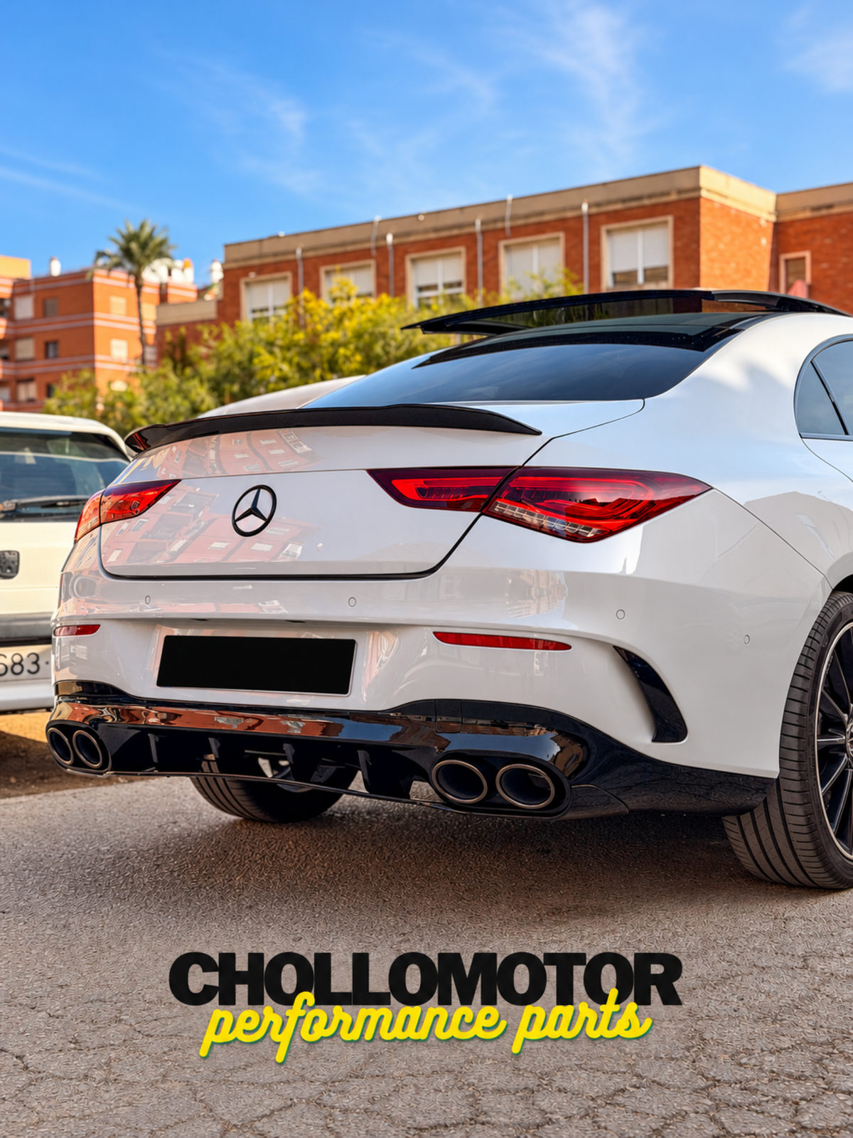 Difusor mercedes CLA C118 look Cla45