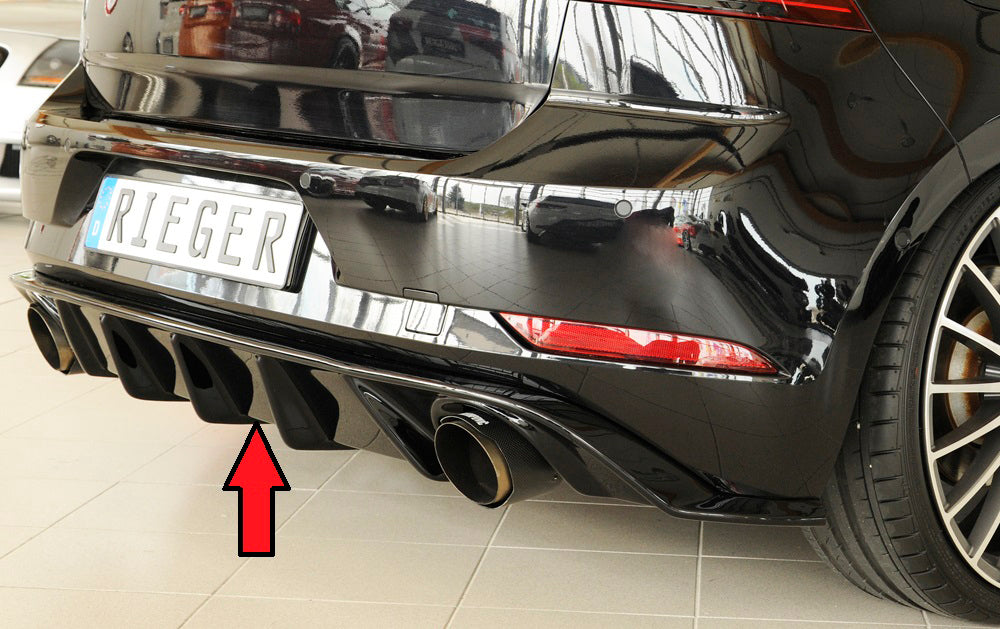 Difusor Rieger Volkswagen Golf mk7.5 GTI