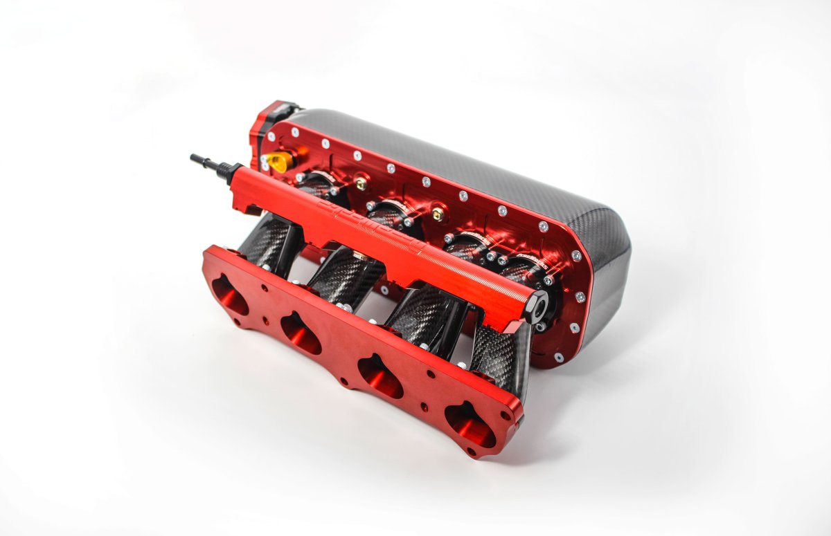Colector de admision de carbono PracWorks para Honda Civic Type R FN2 / EP3 K20