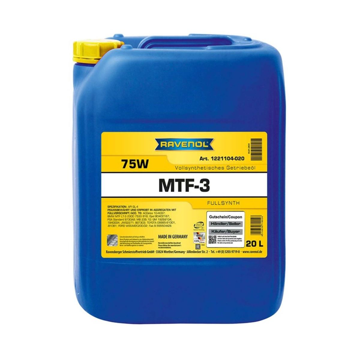 RAVENOL MTF-3 75W