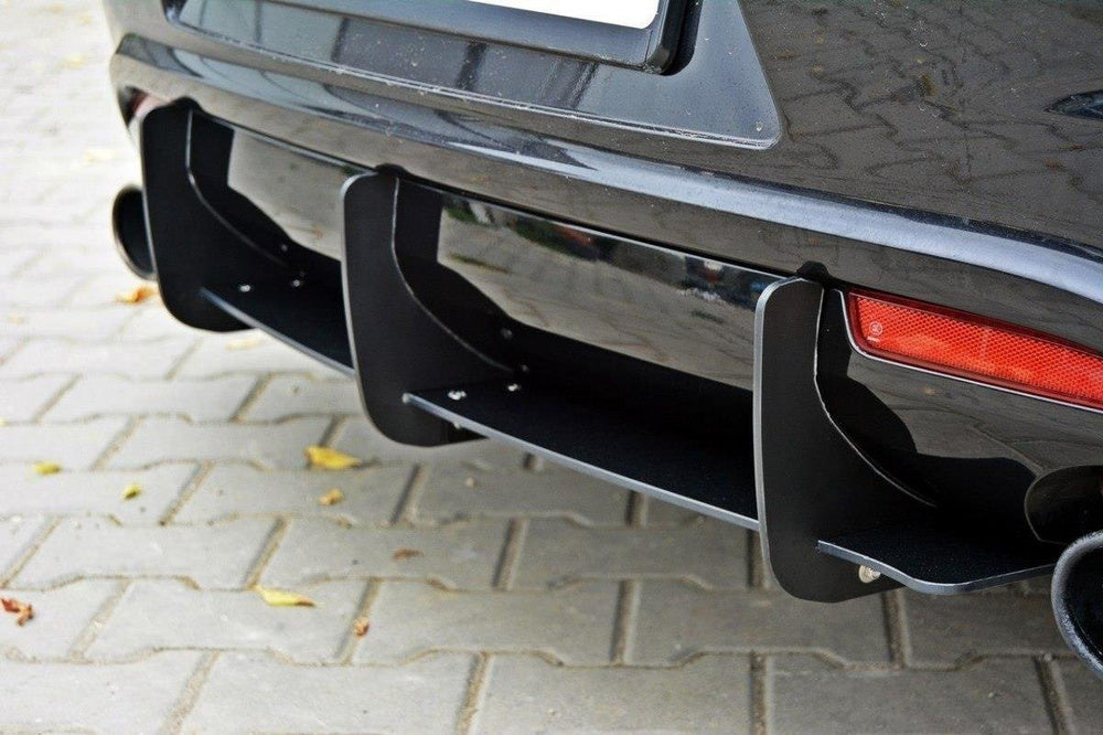 Difusor Maxton Racing + flaps Volkswagen Scirocco R 2008/14