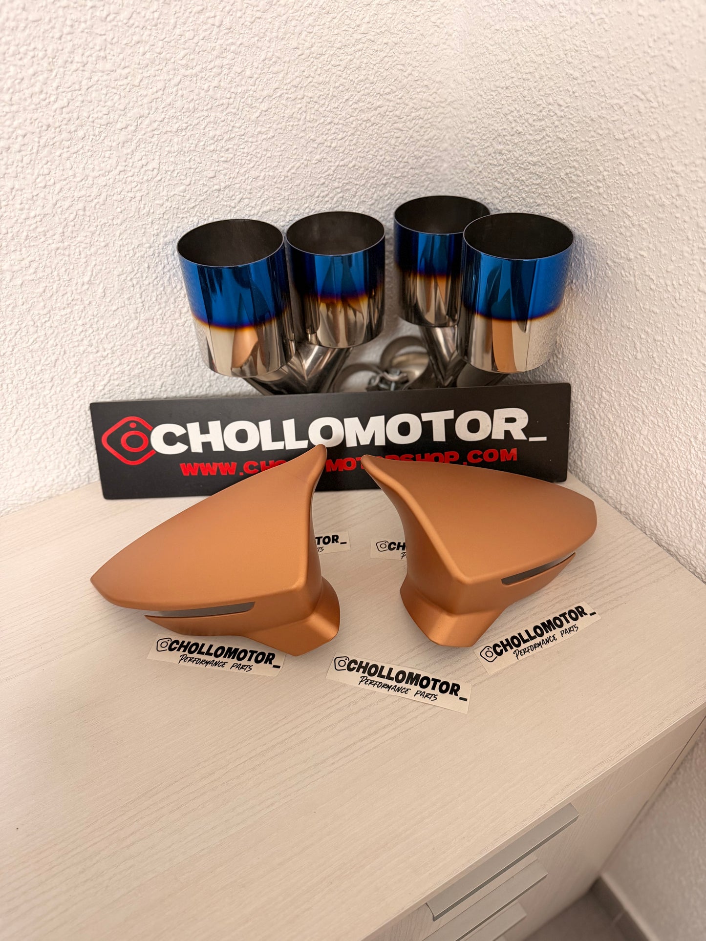 Espejos Demonio Bronce Seat León mk3 Todos