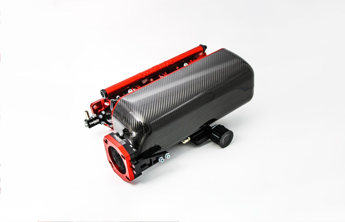 Colector de admision de carbono PracWorks para Honda S2000
