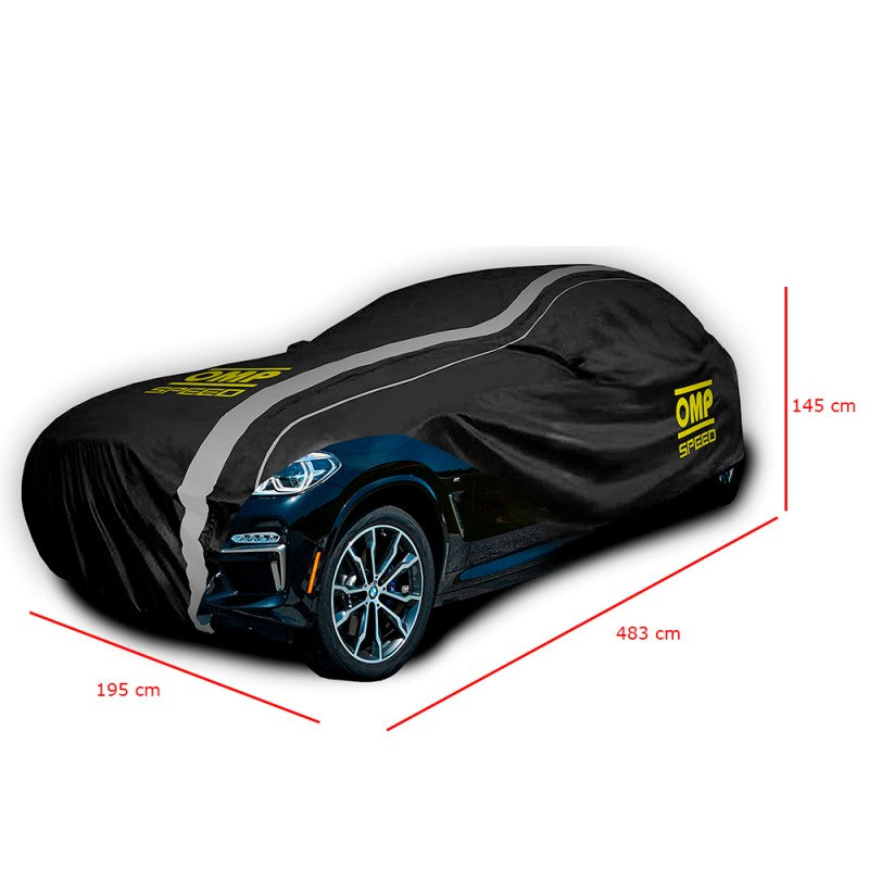 FUNDA CUBRE COCHES OMP 4 CAPAS PARA SUV TALLA L