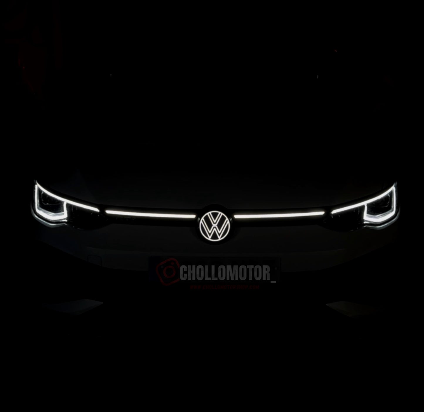 Logo iluminado Volkswagen golf mk8 GTI / GTI CS / R (2020/2024)