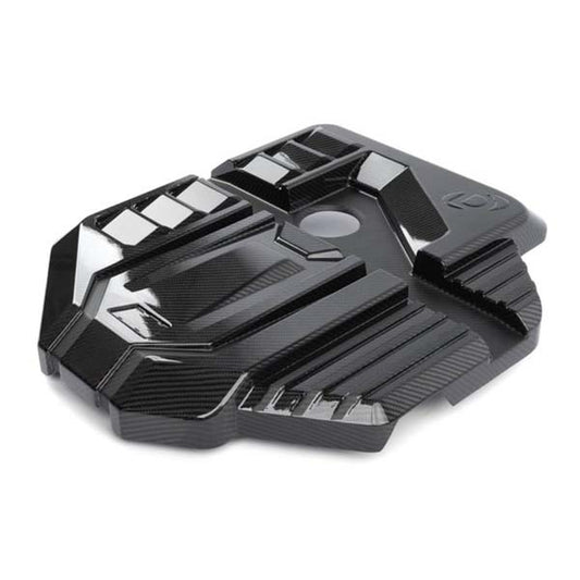 Tapa de motor de fibra de carbono brillo Dinan para BMW M3 G80 / M4 G8x / M2 G87