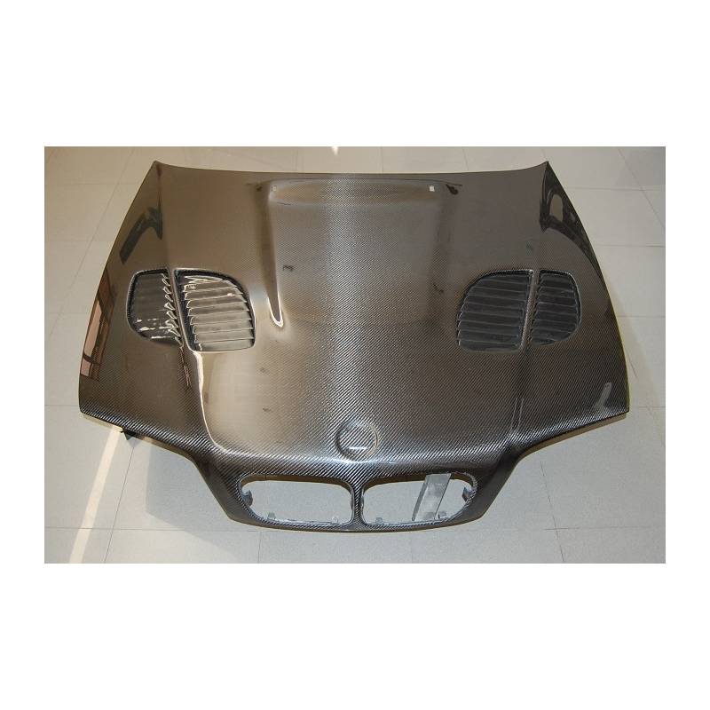 Capó Carbono BMW Serie 3 E46 '02-06 2P. Look M3 GTR C/T