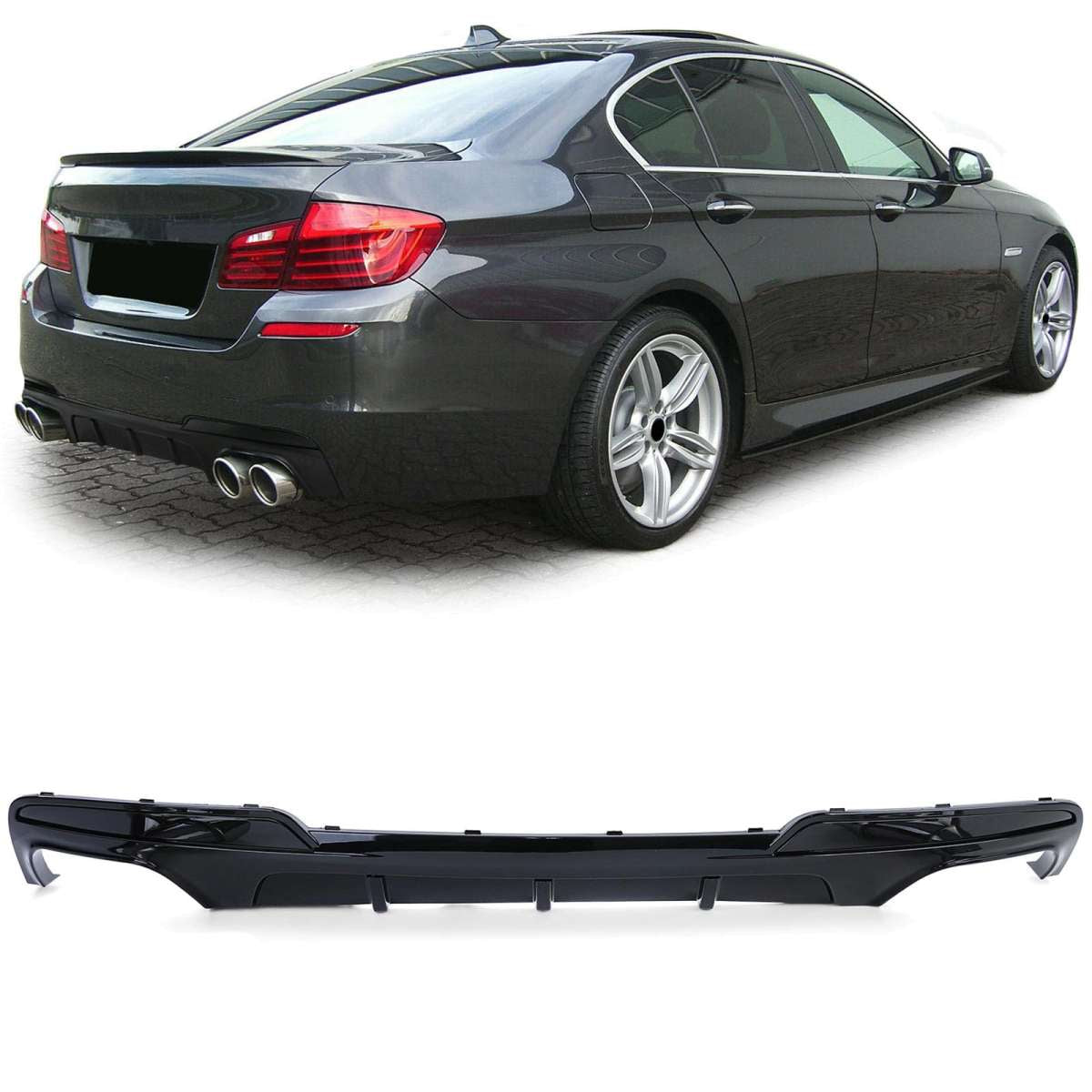 Difusor bmw serie 5 F10 / F11  2010/17 2 salidas