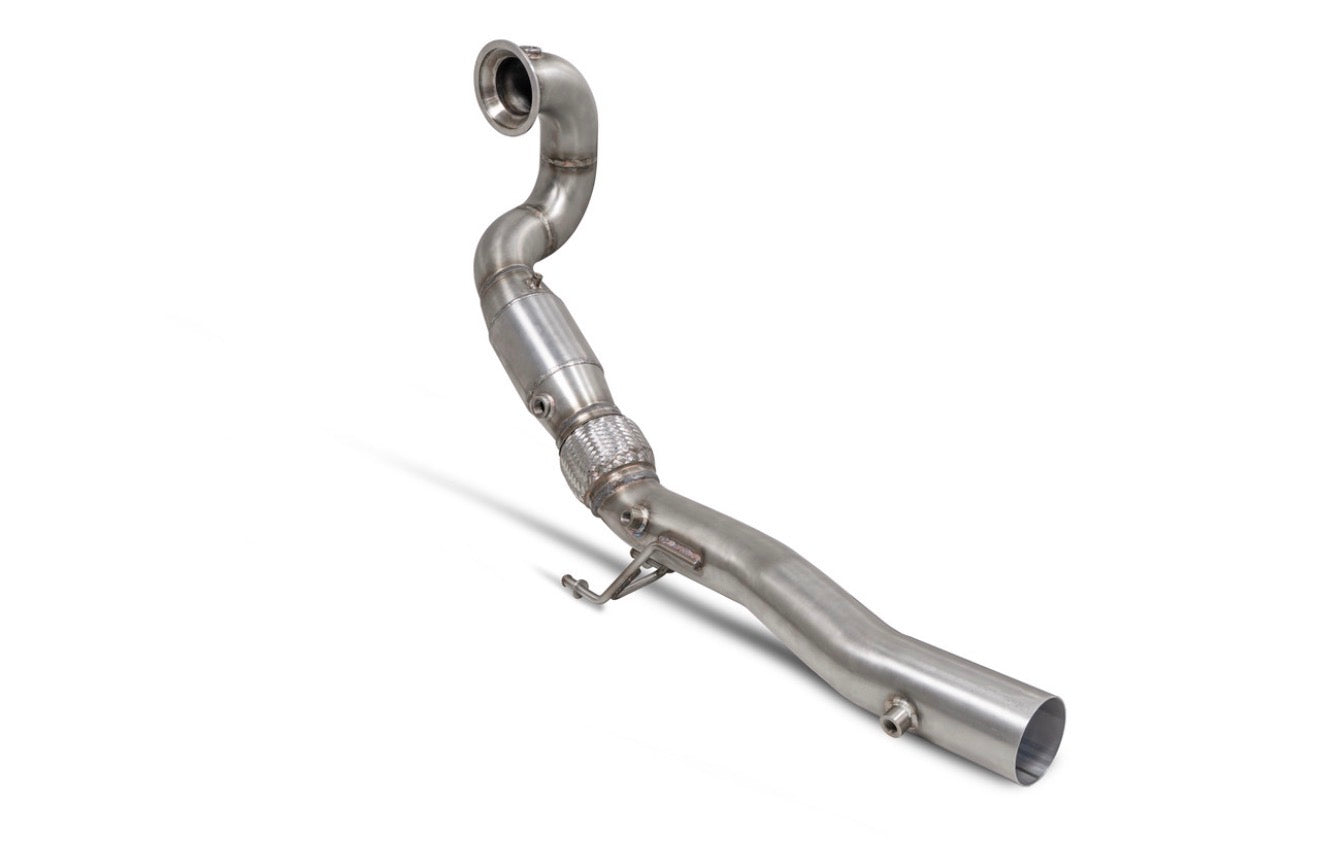 Downpipe con catalizador deportivo y supresion de FAP Scorpion para Golf 8 GTI 245 / GTI CS