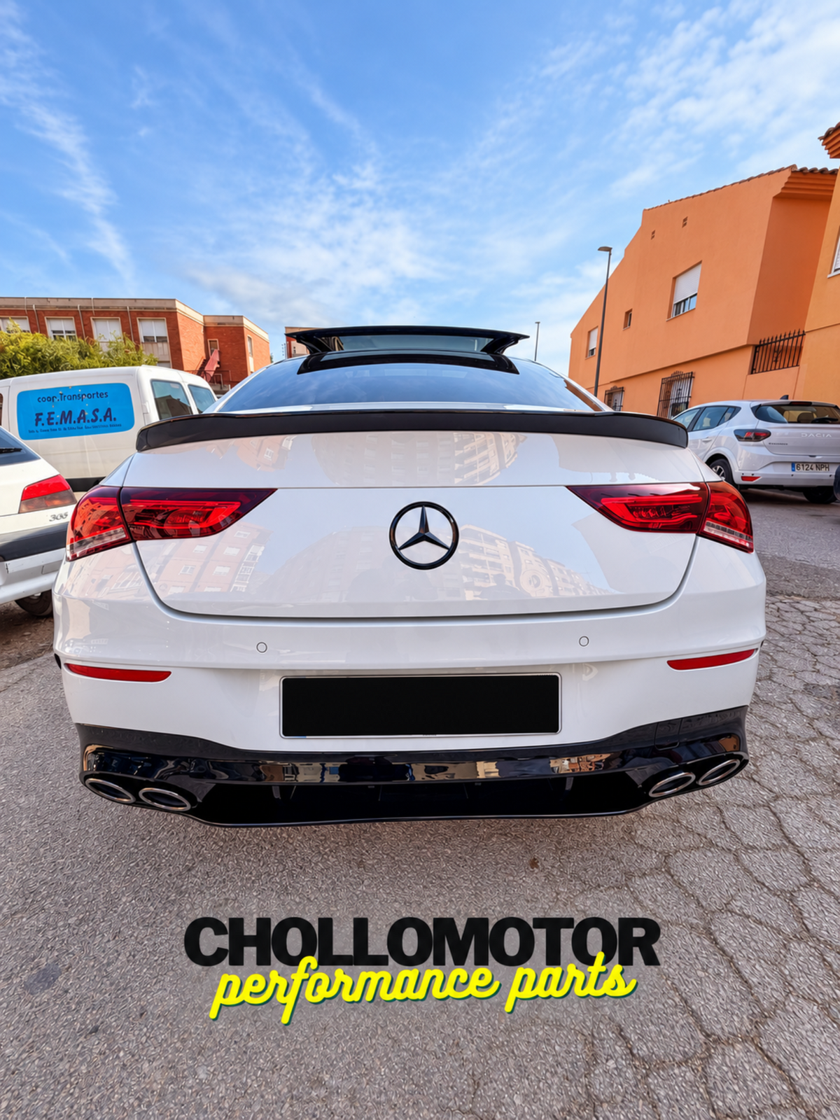 Difusor mercedes CLA C118 look Cla45