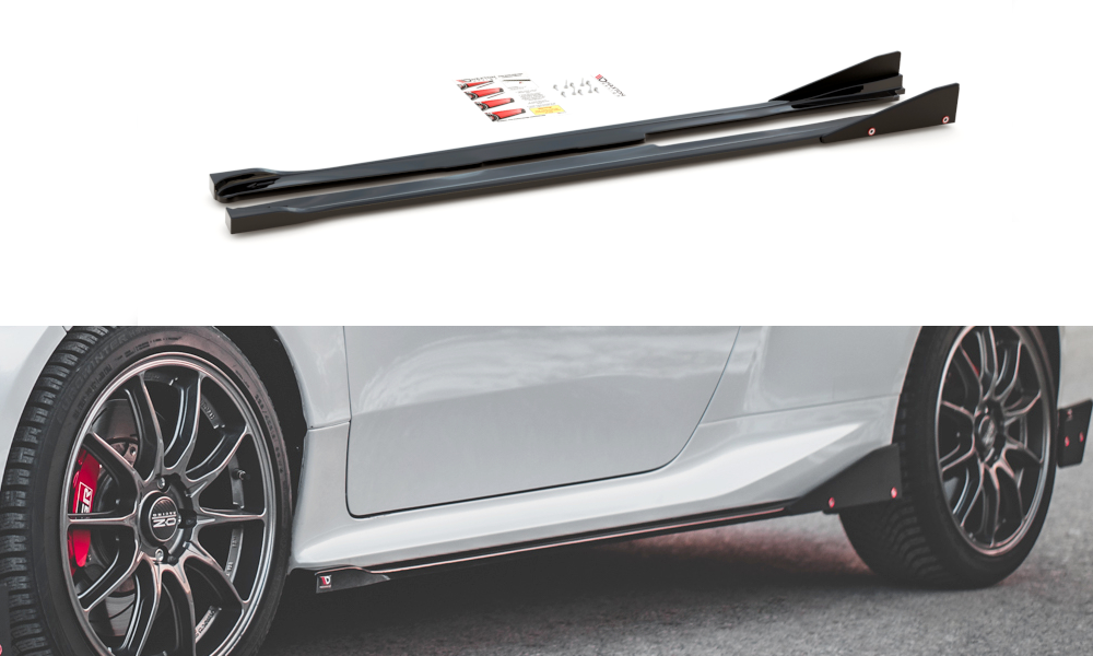 Taloneras Maxton v2 + flaps Toyota GR Yaris 2020 -