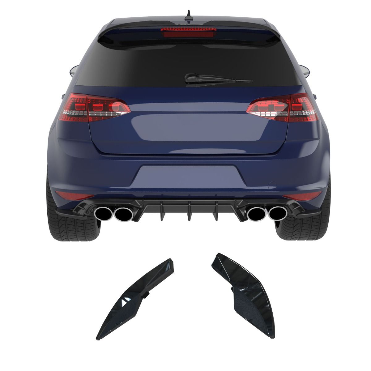 Añadido lateral Difusor Apex Golf mk7 R / Rline 2013/16