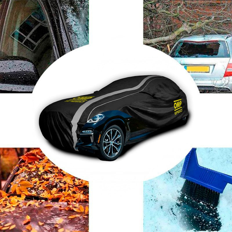 FUNDA CUBRE COCHES OMP 4 CAPAS PARA SUV TALLA XL
