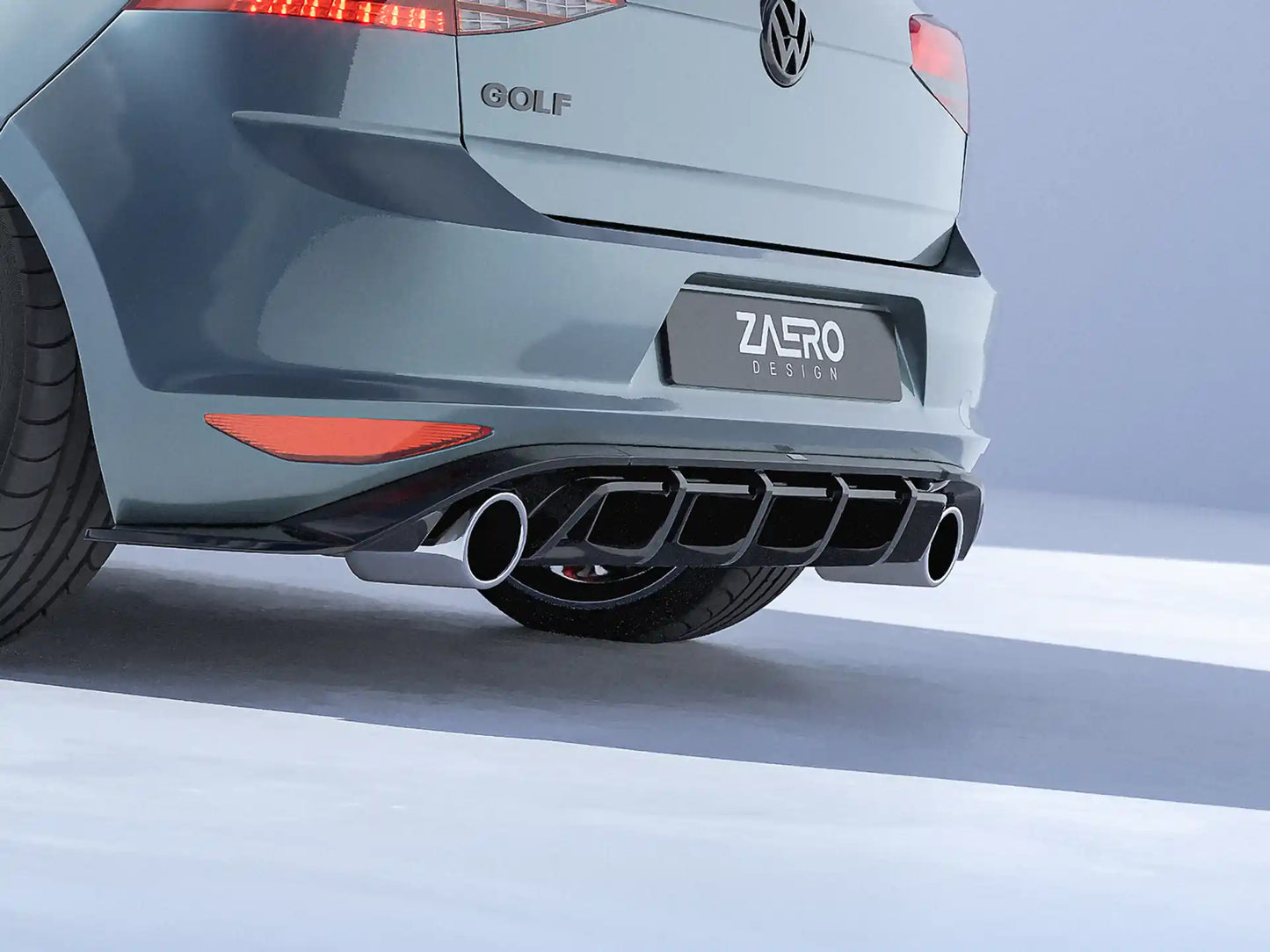 Difusor Zaero Volkswagen Golf mk7 NORMAL/GTI/GTD  2013/16