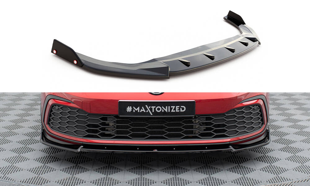 Lip Maxton V3 + flaps Golf mk8 GTI / GTE / GTD / R-Line 2020/24