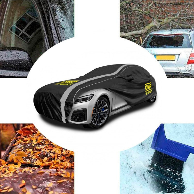 FUNDA CUBRE COCHE OMP 3 CAPAS TALLA XL