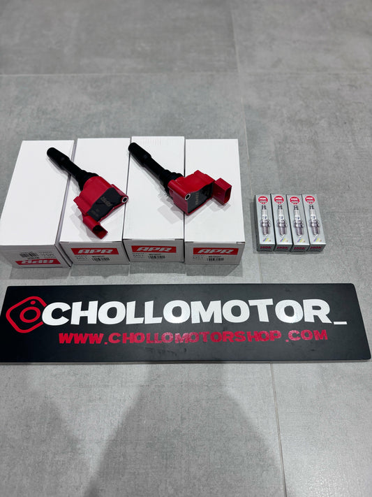 KIT Bobinas Apr + Bujías NGK Laser Iridium 1.5 TSI Audi A3 / Golf 7 / Golf 8 / Leon Mk3 5F / Octavia 5E / Ibiza 6F