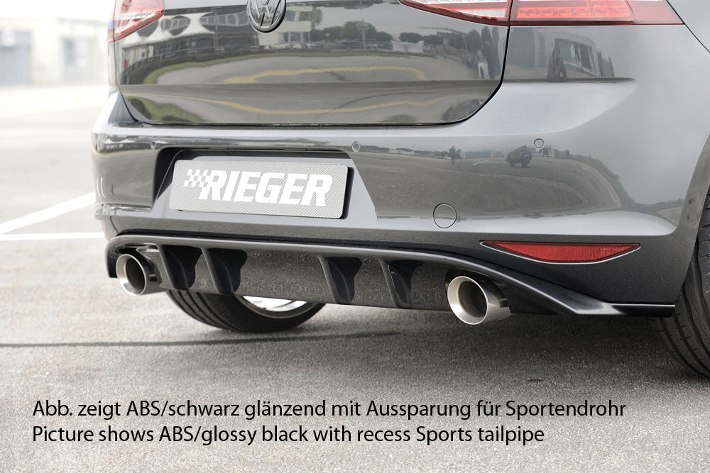 Difusor Rieger Volkswagen Golf mk7 GTI/GTD