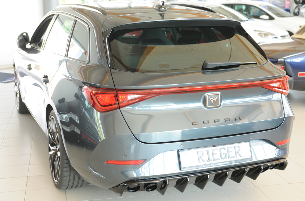 Difusor Rieger Cupra León ST 2020/24 (Con colas Falsas)