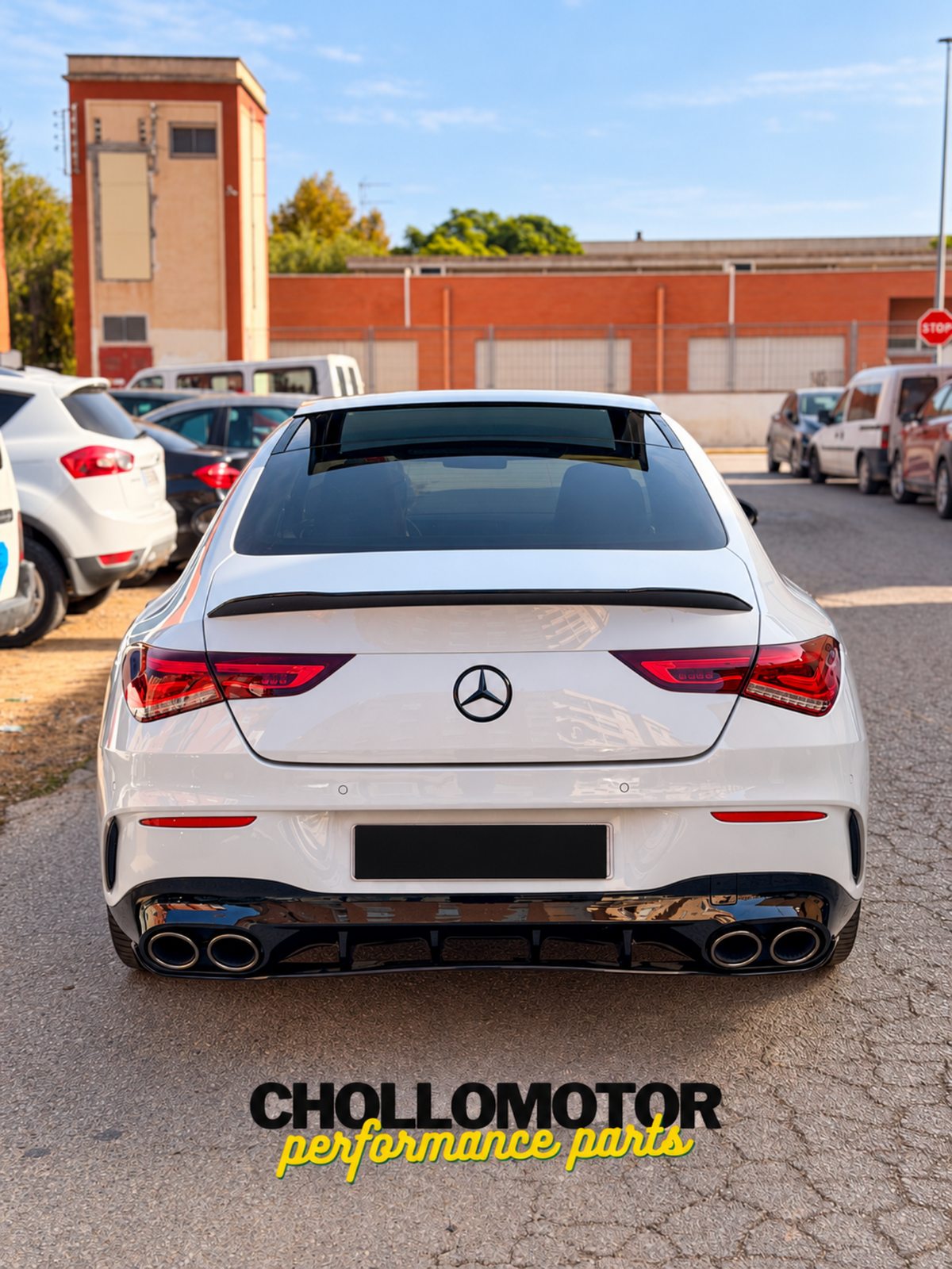 Difusor mercedes CLA C118 look Cla45
