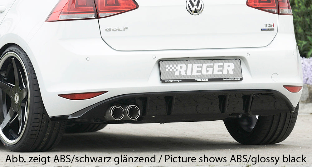 Difusor Rieger Volkswagen Golf mk7 GTI/GTD