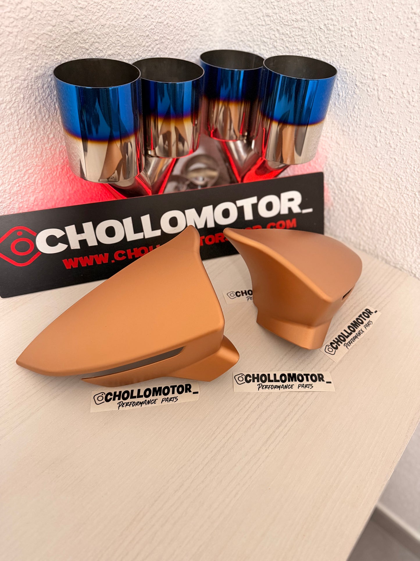 Espejos Demonio Bronce Seat León mk3 Todos