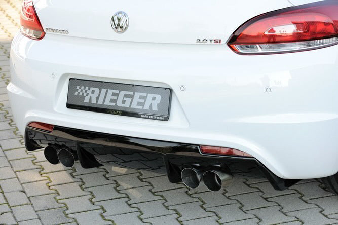 Difusor Rieger VW Scirocco Mk3 R-Line 2017+