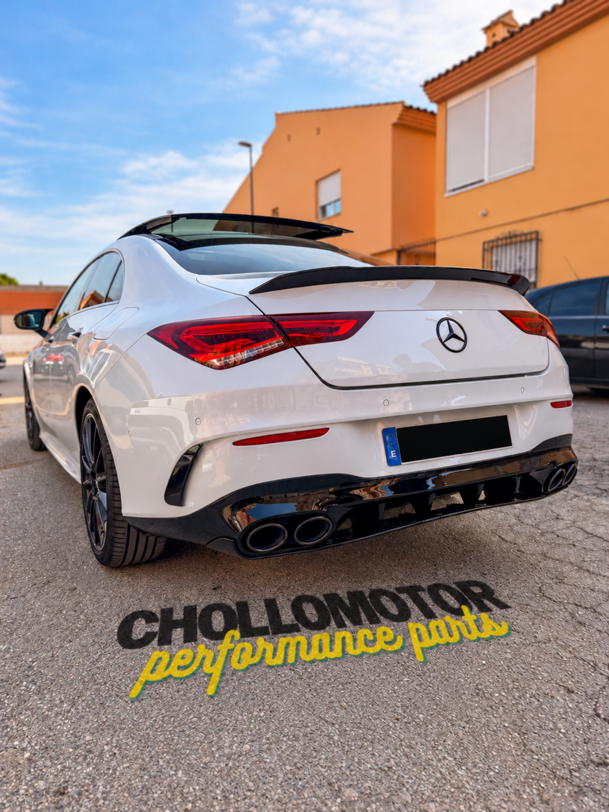 Difusor mercedes CLA C118 look Cla45