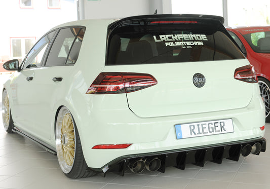 Difusor Rieger Volkswagen Golf mk7.5 GTI/GTD/R/Rline/Normal