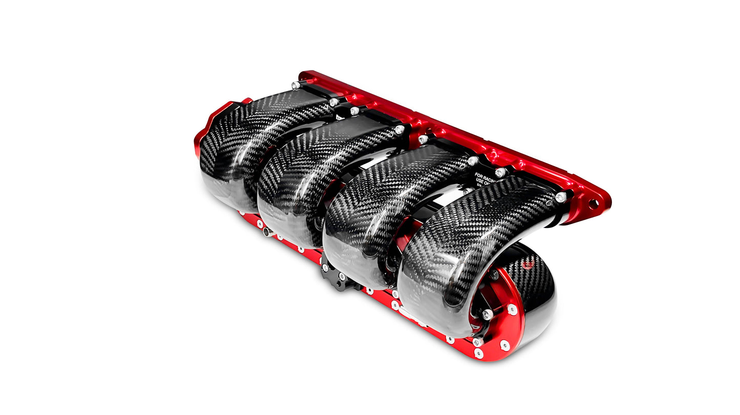 Colector de admision de carbono PracWorks para Honda Civic Type R FK2 / FK8 / FL5
