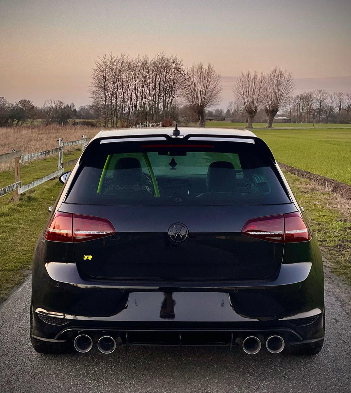 Difusor golf mk7 R pre restyling