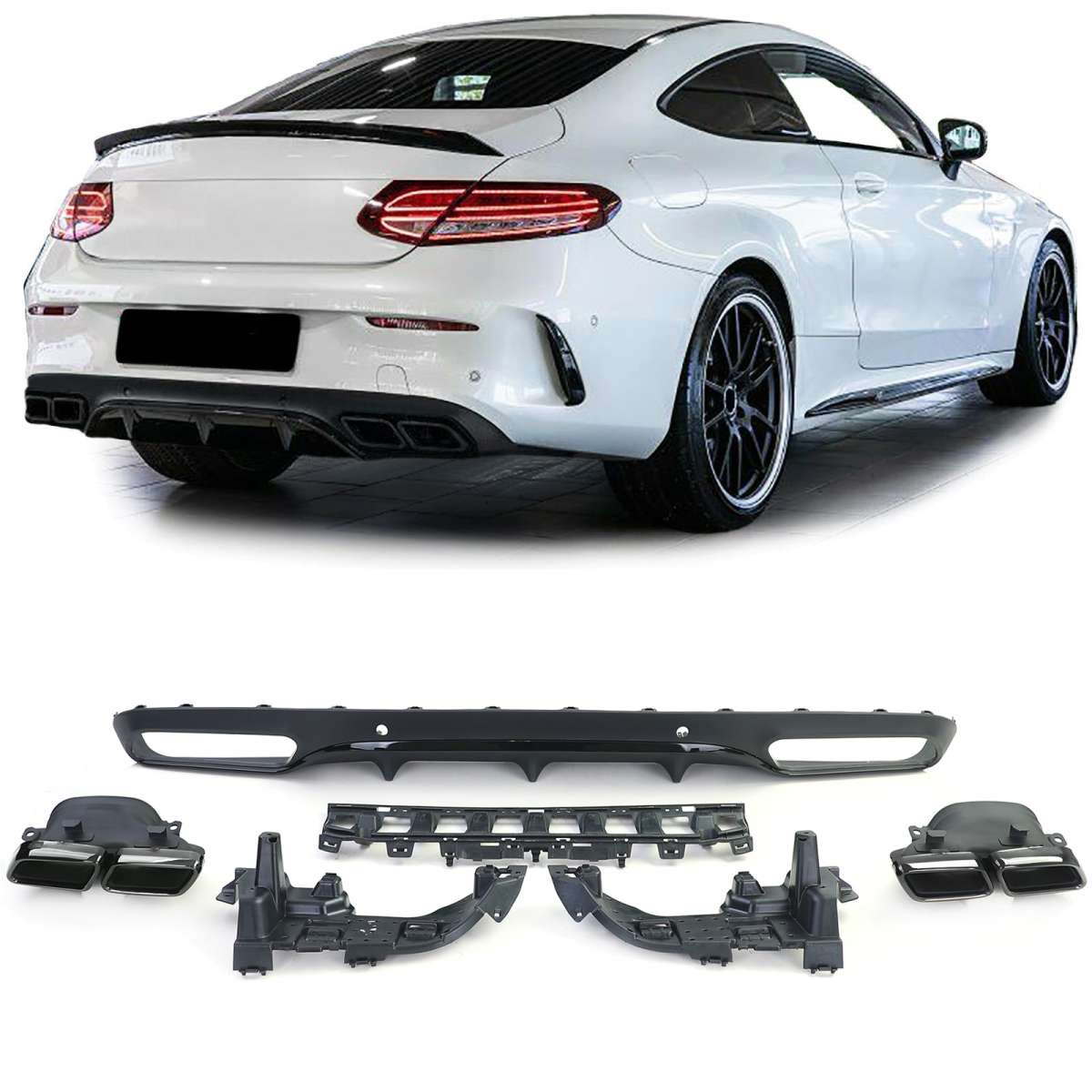 Difusor Mercedes clase C c205 coupe 2015/18