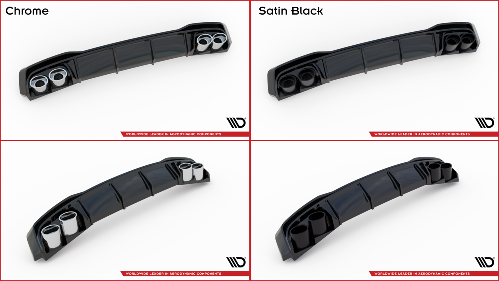 Difusor Maxton seat león mk4 ST Standar / Fr con colas “falsas”