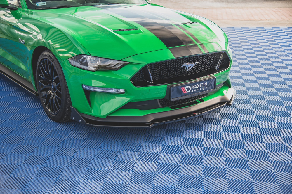 Lip Maxton V2 + flaps ford Mustang GT 2017/23