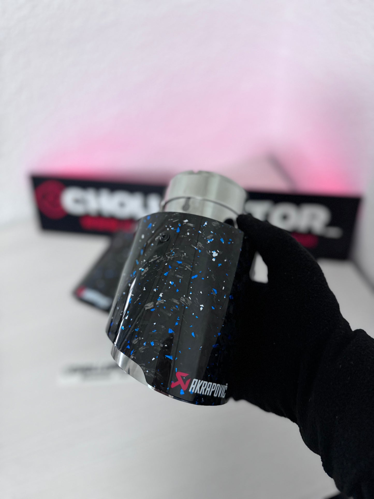 Cola individual Carbono Forjado + Azul