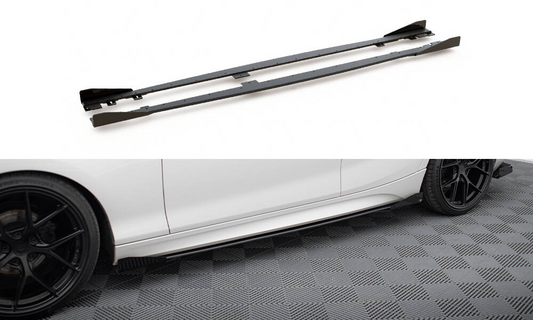 Taloneras Maxton + flaps v2 Bmw Serie 1 F20 M135i / M140i / M-Pack (5 Doors) 2011-2019